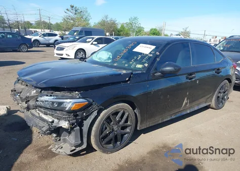 2022 Honda Civic Sport z USA, uszkodzony, nr VIN 2HGFE2F56NH606823